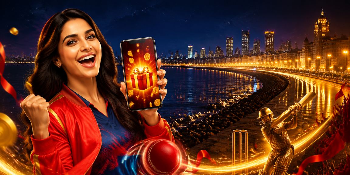 Mumbai Marine Drive neon cricket betting scene